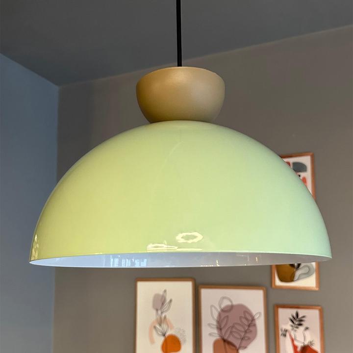 Produktbild Bamyum Lipeo-BeigeHut Pendelleuchte Minzgrün (E27)