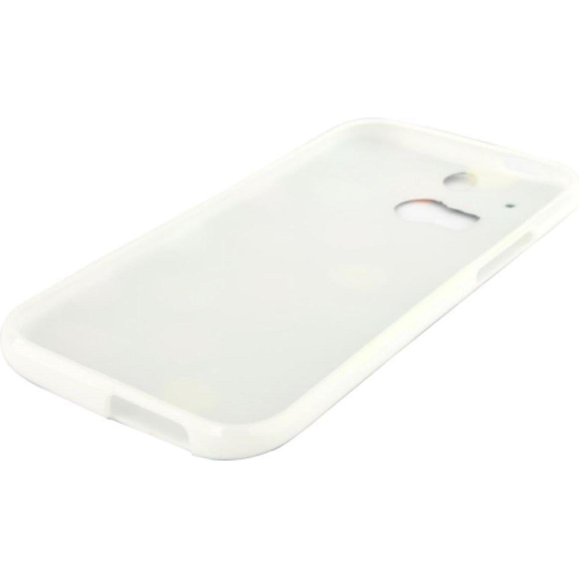 König Design Schutzhülle TPU Case für Handy HTC One M8 / M8s Schwarz / Bunt (HTC One M8), Smartphone Hülle, Schwarz