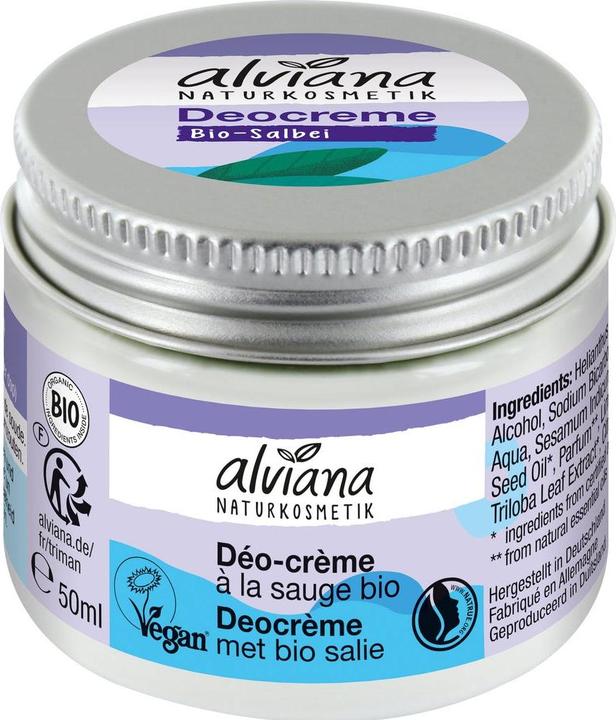 Produktbild Alviana Deocreme mit Bio-Salbei (50 ml)