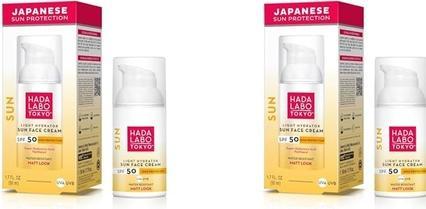 Actual product image Hada Labo Tokyo Light Hydrator Sun Face Cream with Super Hyaluronic Acid (Sun cream face, SPF 50, 50 ml)