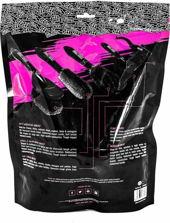 Image du produit Muc-Off Jeu de pinceaux (5600 ml, Brosses)