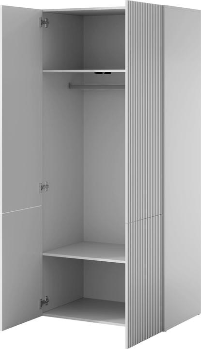 Cama Wardrobe PAFOS 2D 90x55 5x198 5 white matt (90 x 55.50 x 198.50 cm)