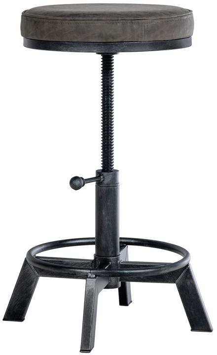 Produktbild Swisshandel24 Hocker Destin, antik silber