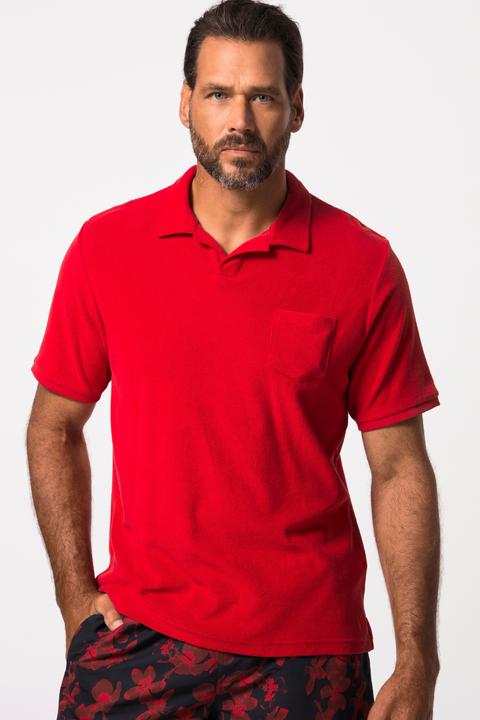 Produktbild JP1880 Poloshirt, Halbarm, Frottee, Cuba-Kragen (3XL)