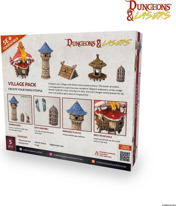 Produktbild Archon Studio Dungeons & Lasers Expansion Set: VILLAGE PACK