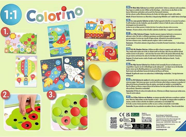 Image du produit Ravensburger Mon colorino en bois (Multilingue)