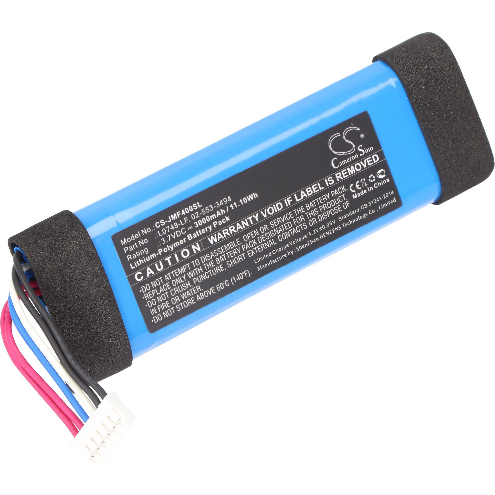 Thumbnail - AccuCell Akku JBL Flip Essential 0748-LF, 02-553-3494, Audio Zubehör