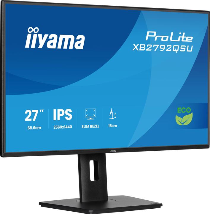 Image du produit iiyama 68.6cm (27") XB2792QSU-B1 16:9 HDMI+DP+2xUSB IPS (2560 x 1440 pixels, 27")