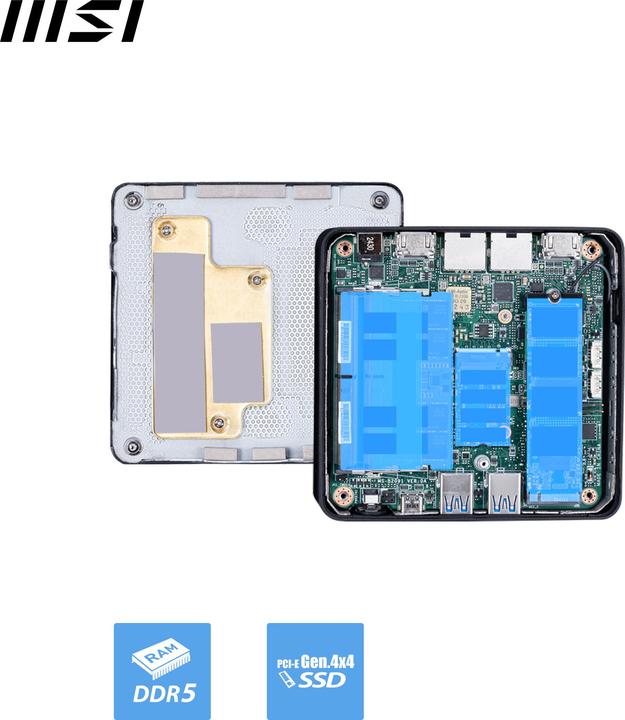 Produktbild MSI Cubi NUC AI 1UMG i7 155H BB (Intel Core Ultra 7 265)