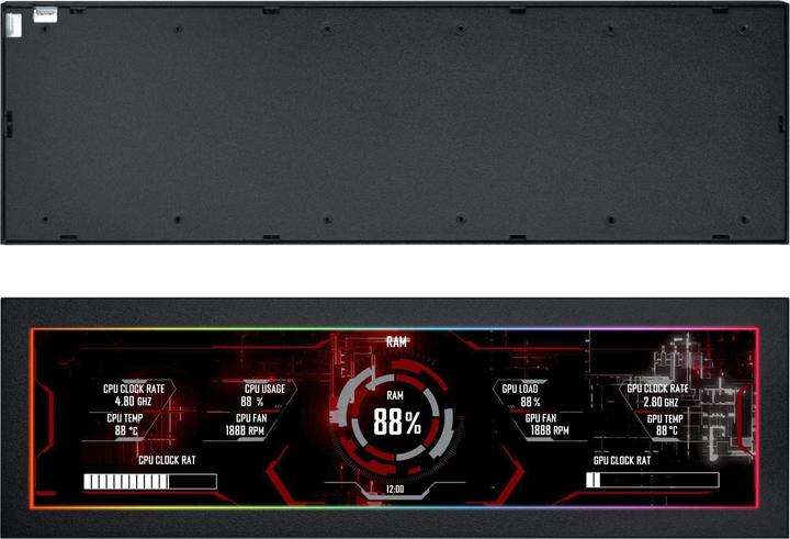 Produktbild Lian-Li 8.8" Universal Screen - schwarz