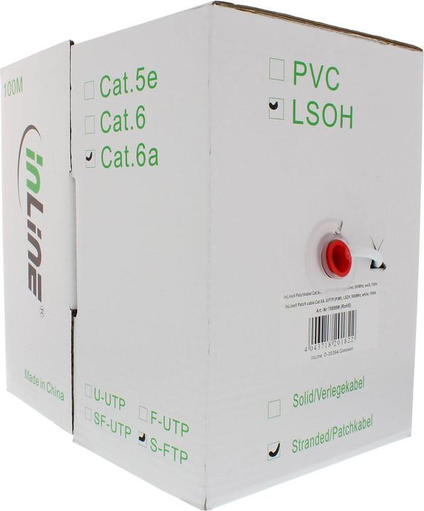Produktbild InLine Patchkab. (S/FTP, CAT6a, 100 m)