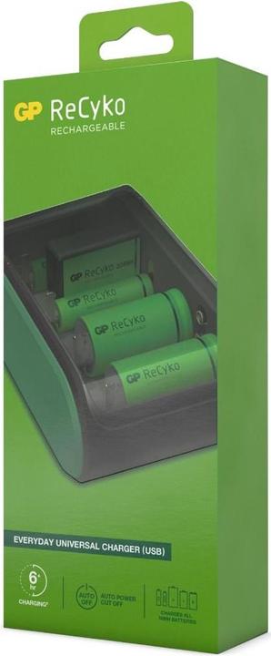 Produktbild GP Batteries B631 Household battery USB (1 Stk., AAA, AA, C, D, Ladegerät inkl. Akku)