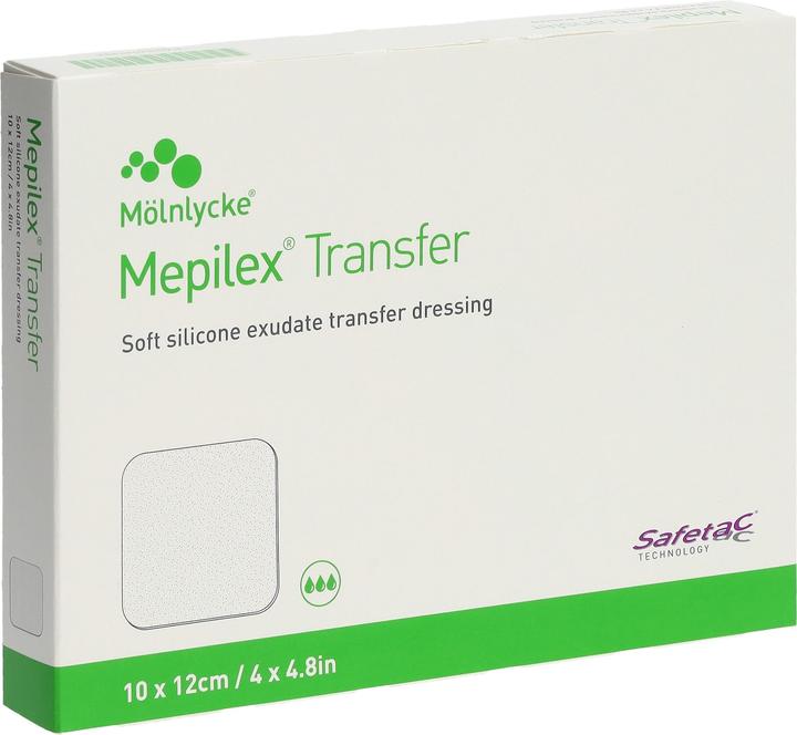 Produktbild Mepilex Transfer Safetac Wundauflage 10x12cm Silikon