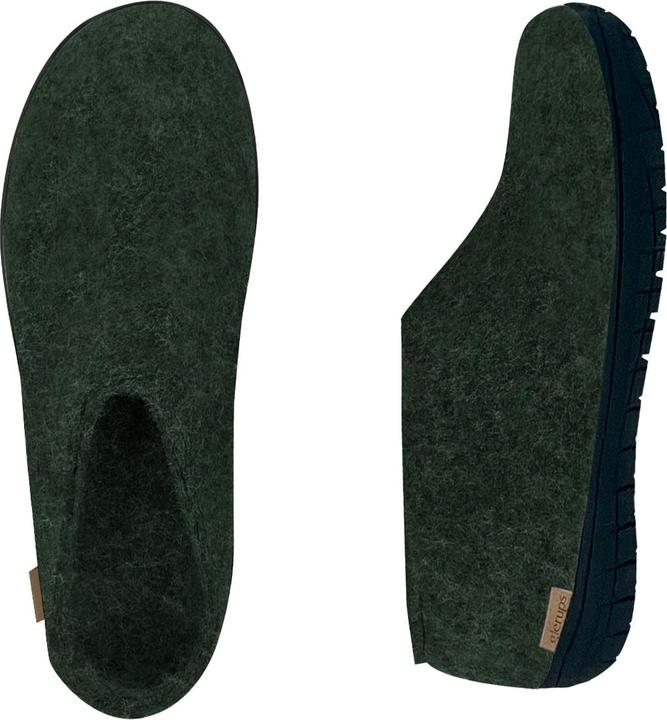 Image du produit Glerups Semelle en caoutchouc naturel Noir Pantoufle (47)