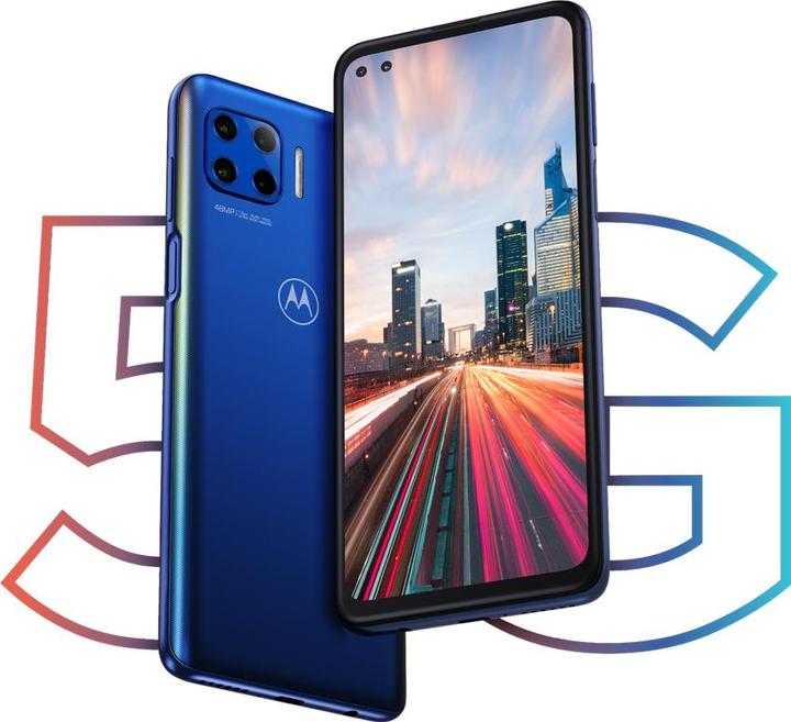 Actual product image Motorola Moto G 5G Plus (128 GB, Surfing Blue, 6.70", Dual SIM, 5G)
