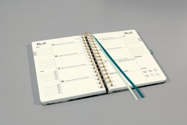 Produktbild Sigel Spiralbuchkalender (A5, Deutsch, Französisch, Englisch, Niederländisch)