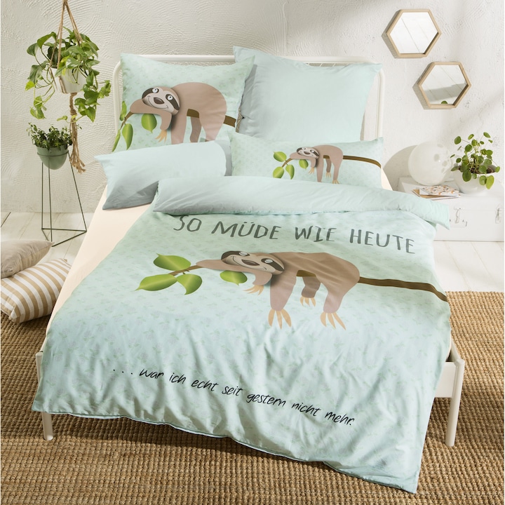 Image du produit Erwin Müller Linge de lit réversible "Sloth
