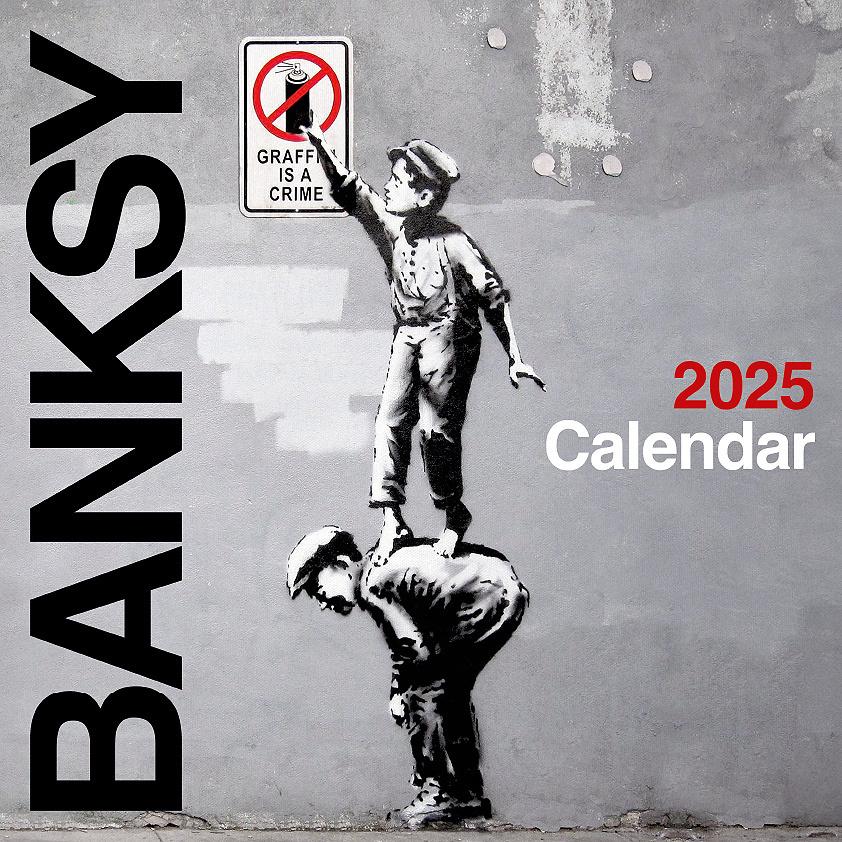 ML Publishing LLC, Kalender, Banksy Kalender 2025 (Harter Einband, Deutsch)