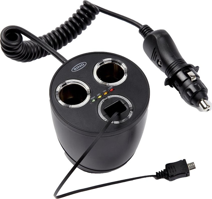 Actual product image Hückmann Vehicle multiple socket 12V