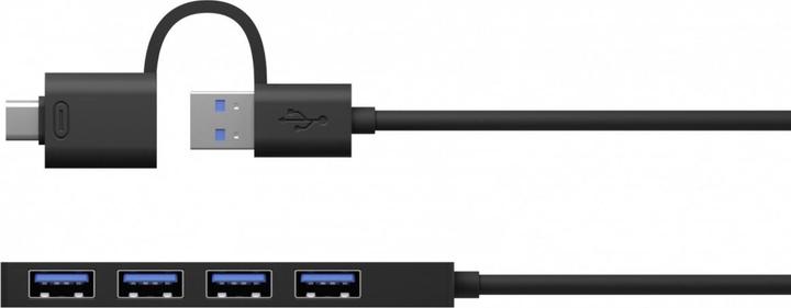 Produktbild Icy Box ICY BOX Kompakte Multiport-Dockingstation, Hochgeschwindigkeit USB-Hub, IB-HUB1424-C3 (USB-C, USB-A, 4 Ports)