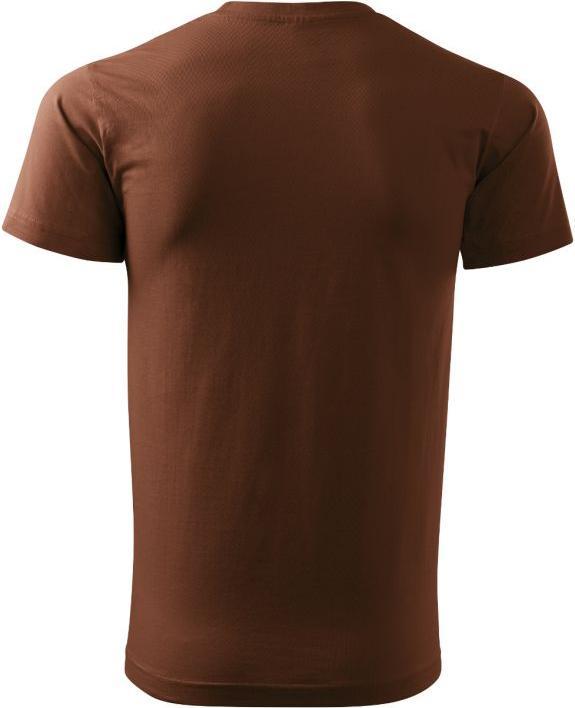 Actual product image Malfini Basic M T-shirt MLI-12938 chocolate (3XL)