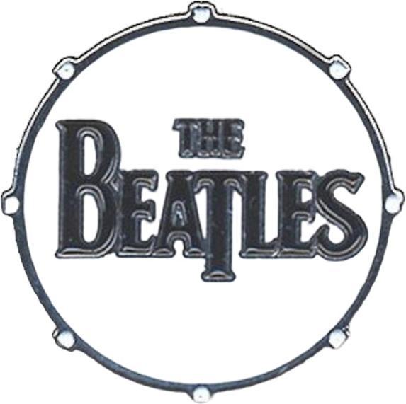Produktbild The Beatles Trommel Abzeichen Metall Logo