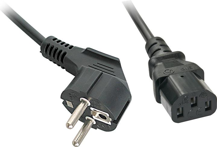 Lindy 3m Cavo di alimentazione IEC da Schuko a C13 (3 m)