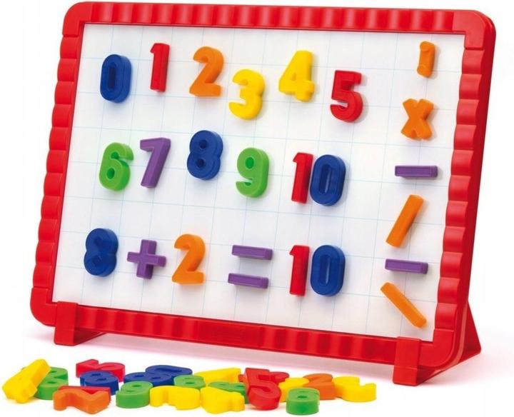 Actual product image Quercetti Magnetic Numbers Starter Set (48 pieces)