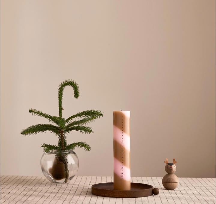 Produktbild OYOY Living Vase Jali klein 14 cm, Choko (1 x, 16 x 19 x 19 cm, 5.78 l)