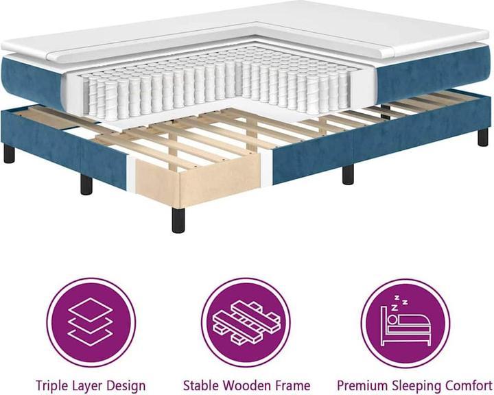 Produktbild vidaXL Boxspringbett (180 x 200 cm)