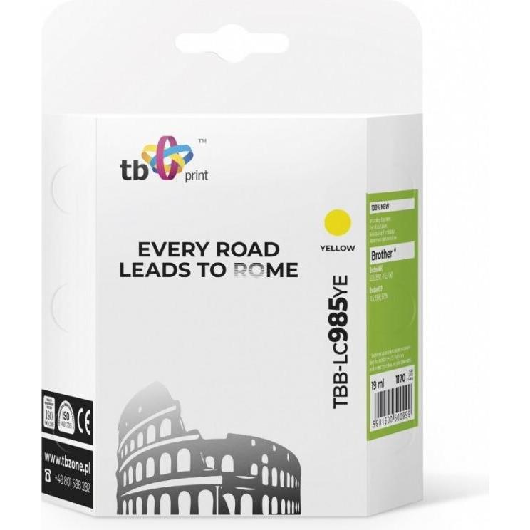Print, Cartucce, Tusz do Brother LC 985 TBB-LC985YE YE