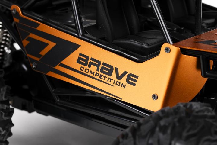 Image du produit Tec-Toy Brave R/C 1:12 2,4GHz 7,4V 500mAh Li-Ion - orange (471261)
