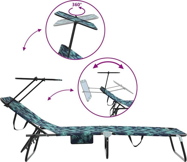 Actual product image vidaXL Klappliege (190 cm)
