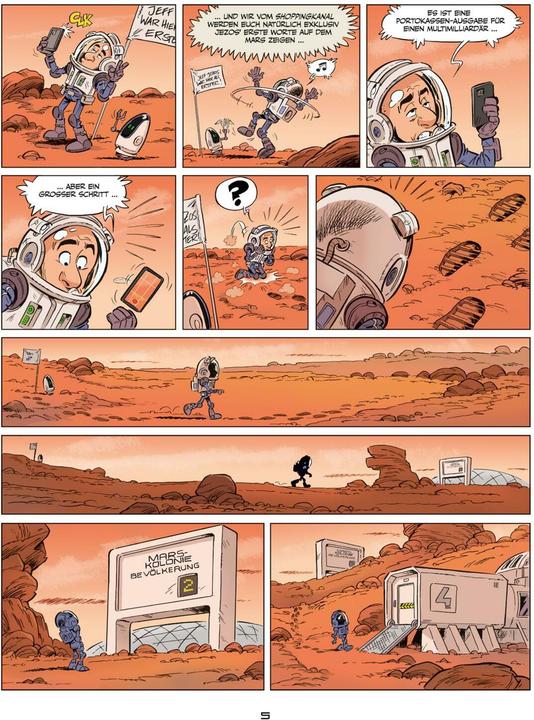 Produktbild Elon & Jeff on Mars (Spin-off zu den Känguru-Comics) (Deutsch, Bernd Kissel, Marc-Uwe Kling, 2025)