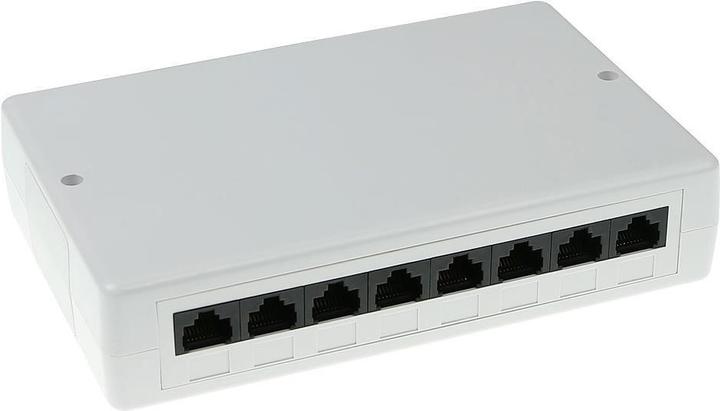 Immagine prodotto ACT Scatola montata a superficie non schermata a 8 porte CAT5E. Tipo: CAT5E Mountbox c5e 8 prt non