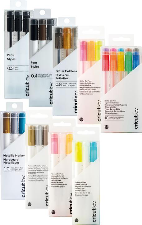 Actual product image Cricut Joy Permanent markers 3-pack 1.0 Gold Silver Copper (P)