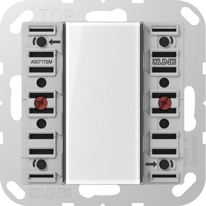 JUNG, Zubehör Schalterprogramm, Tastsensor KNX AS/A UP perlmutt 1f 2pkt A5071TSM