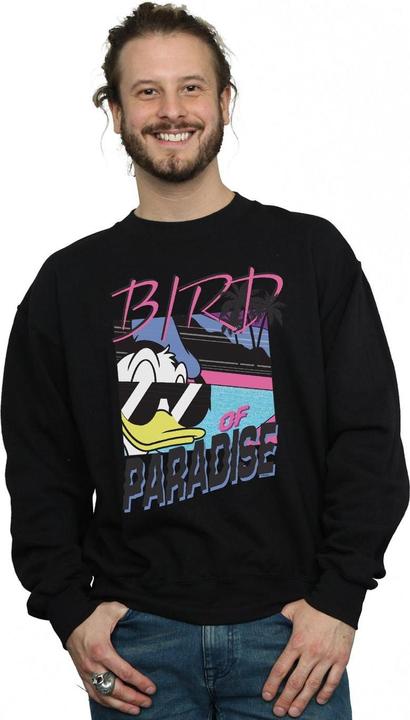 Actual product image Disney Mens Donald Duck Bird Of Paradise Sweatshirt (3XL)