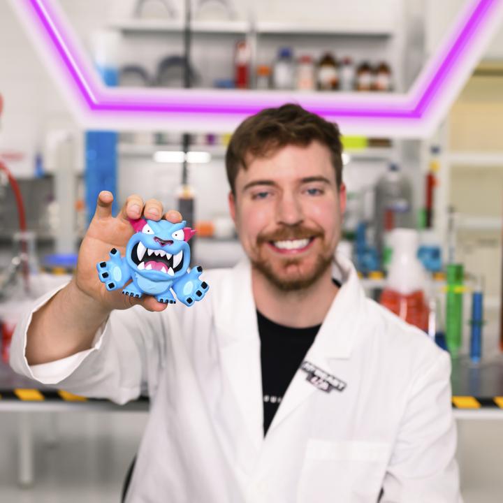 Productafbeelding Goo Jit Zu MrBeast Lab vinyl figuur
