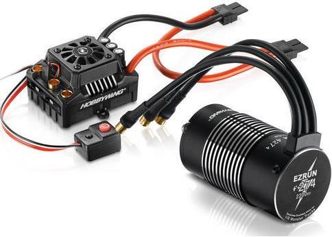 Actual product image Hobbywing Ezrun Combo MAX8 150A TRX connector Motor SL