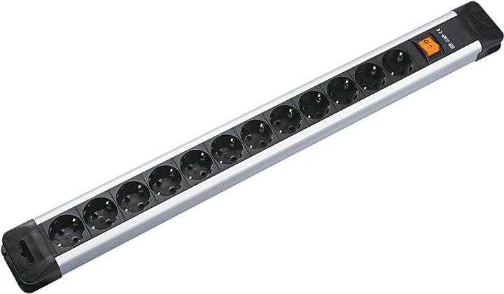 Actual product image Bachmann Power strip CONNECTUS, 12-way (12x, CEE 7/3, 1.80 m)