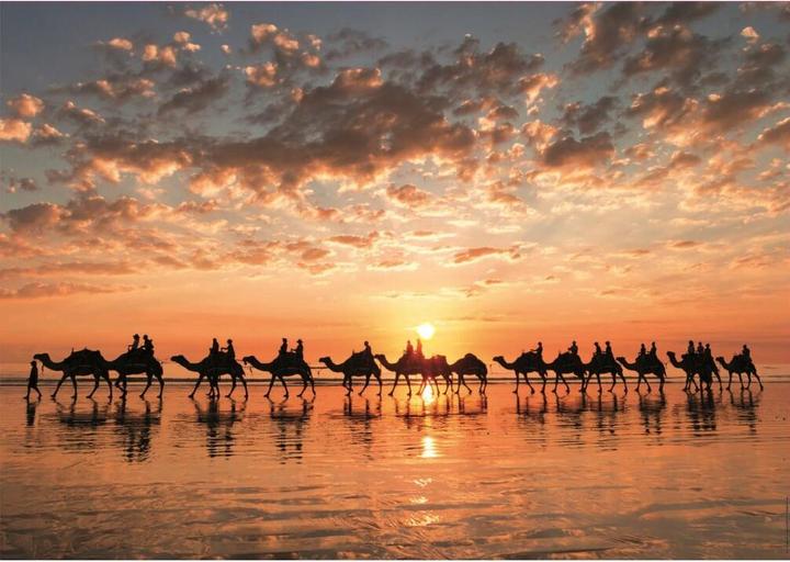 Image du produit Educa Coucher de soleil sur le câble de la plage (1000 pièces)