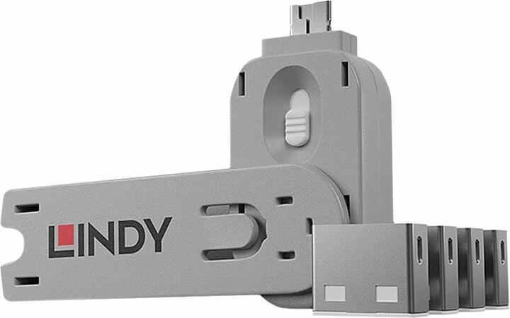 Actual product image Lindy USB Port Locker Starter Set
