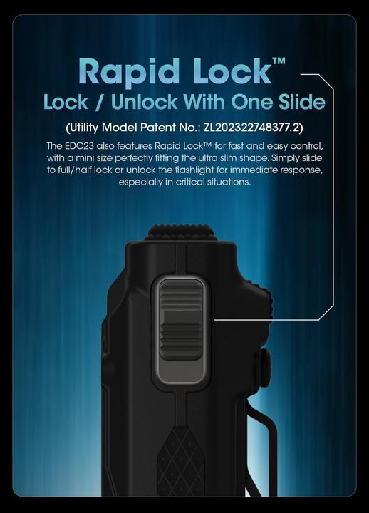 Immagine prodotto Nitecore EDC23 (10.28 cm, 2500 lm)