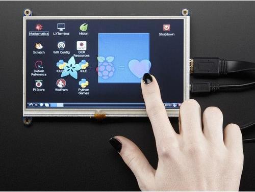 Image du produit Adafruit Écran LCD HDMI 7", 800x480 (Écran)