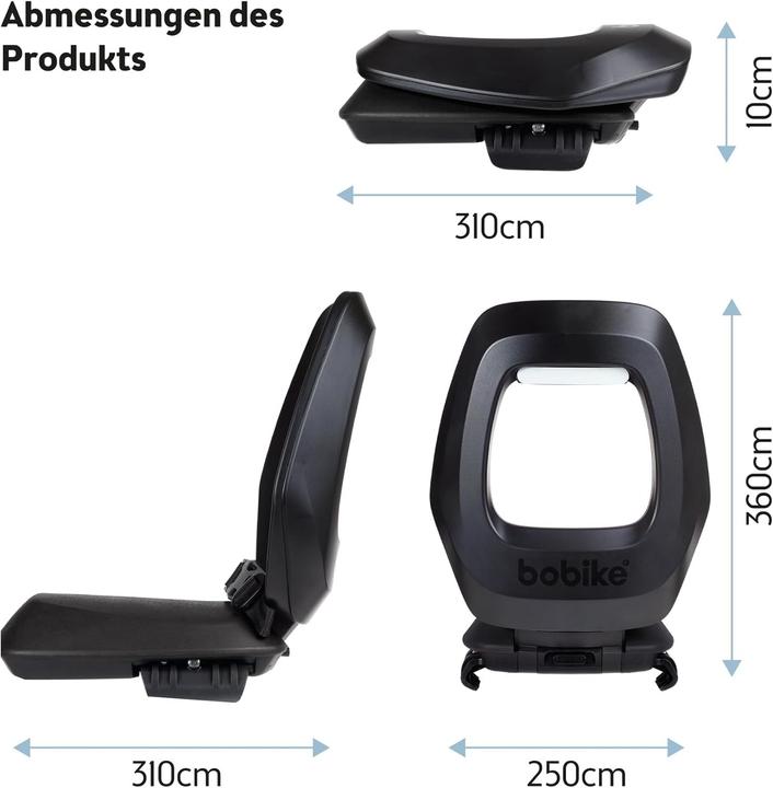Productafbeelding bobike Junior One - fietszitje tot 35 kg per drager | Judas (Bagagedrager)
