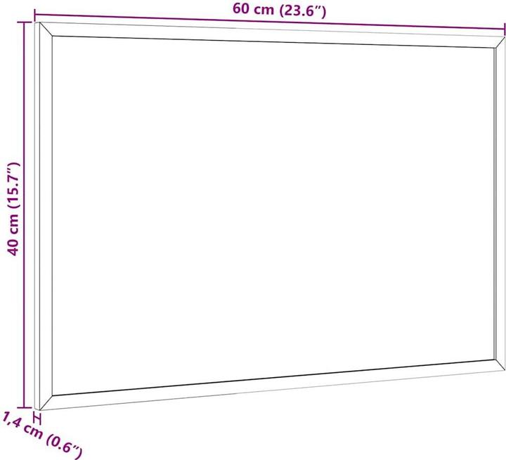 Produktbild vidaXL Korktafel (60 x 40 cm)