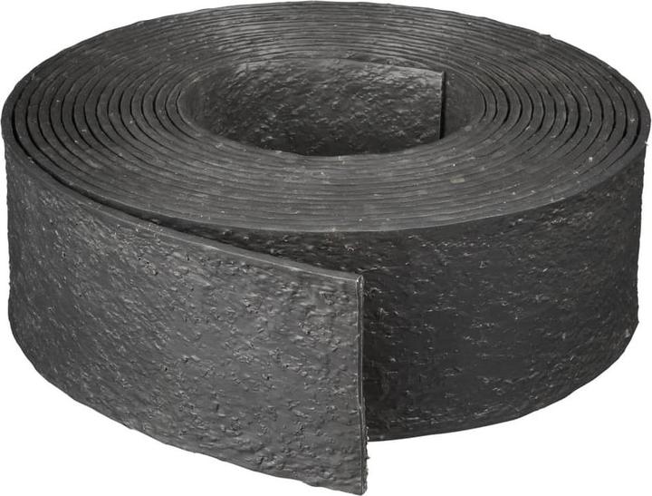Nature Bordure de pelouse 0,12x12 m 5 mm noir (1200 cm)