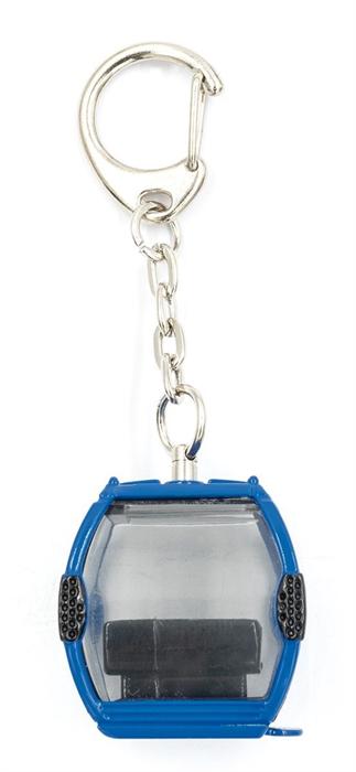 Actual product image Jägerndorfer Key fob blue Davos Omega-IV, metal