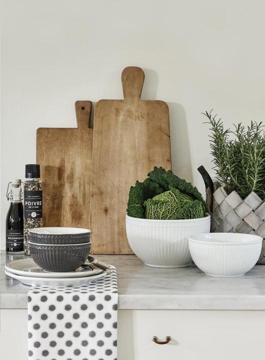 Produktbild Greengate Alice Pastateller stone grey 23 cm (1x)